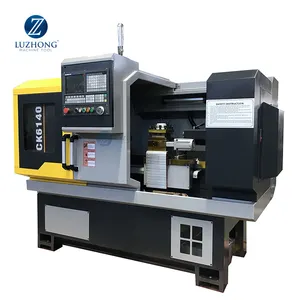 Torno cnc de cama plana, CK6136V, 220v, torno de tornillo cnc monofásico