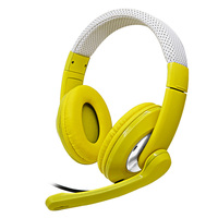 Casque filaire pour ordinateur portable, bureau, sport, musique, jeux, bandeau extensible réglable, écouteurs filaires supra-auriculaires avec micro