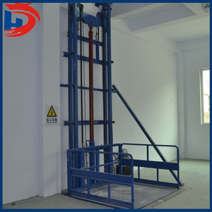 Гидравлический настенный грузовой подъемник для небольших домашних складов, подъемные столы для транспортировки грузов - Product Image 2