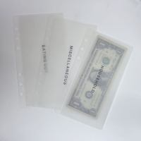 Nouvelles Inserts de Portefeuille Organiseur Financier Système Budget par Catégories Enveloppe Mate Format A6 Enveloppes de Trésorerie en Vélin Stratifié