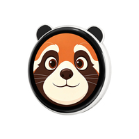 Badge intelligent magnétique de 1,85 pouce, étiquette nominative numérique, Bluetooth 5.4, affichage dynamique, alternative à l'encre électronique, badge d'identification vidéo, style NFC, GIF MP4