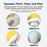 Jouet anti-stress souple Slow Rise Bun pour garçons et filles de 5 à 7 ans, en matériau TPR, logo personnalisé