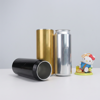 Aluminiumdosen-Hersteller 500ml Unbedruckte Einfache Runde Leere Aluminium-Getränkedose