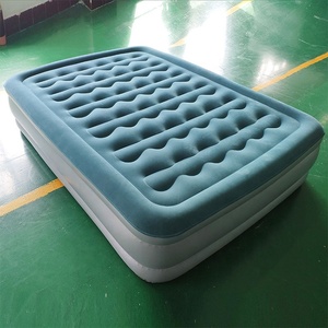 Wholesale Outdoor Thick Air Bed With Electric Pump Luxury Air Mattress Blow Up Double Bed
