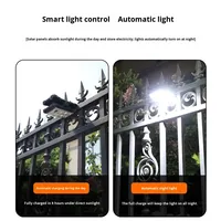 Lampu Dinding LED Tenaga Surya Bentuk Bunga Raylights Clip dengan Sensor Gerak untuk Taman Luar Ruangan & Lampu Malam untuk Ruang Belajar