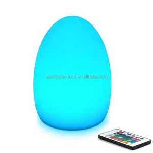 Smart Rechargeable Dimmable LED Egg Table Lamp For Restaurant Egg Shape Nightlight