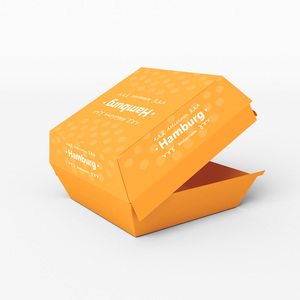 LOKYO Eco friendly degradable to go desechable comida rápida papas fritas pizza hamburguesa personalizada y caja de papas fritas - Product Image 3