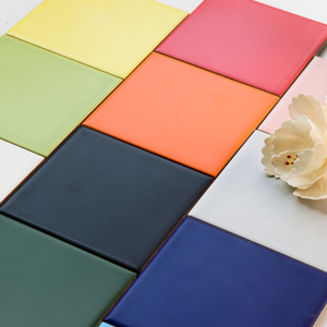 Azulejos de Cerámica Esmaltados en Color de 150x150 mm para Paredes y Pisos, Estilo Jordano, para Decoración del Hogar - Product Image 5
