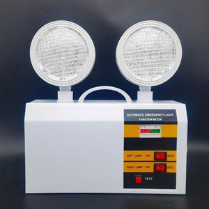 LED <b>Emergency</b> <b>Light</b> 2 X 8W Dual Head AC 85-265V White <b>Light</b> Plastic Body 3 Hour Backup With Self Diagnostics - Product Image 1