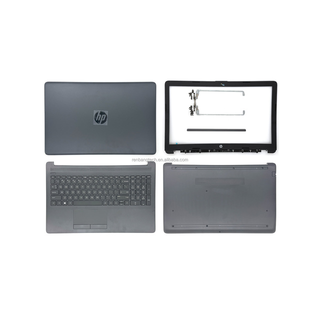 For HP Laptop 250 255 256 G7 15-DA Laptop Housing LCD Back Cover Bezel Palmrest with Keyboard Touchpad Bottom Case 3-Month