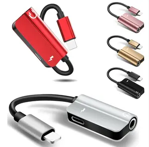 2 In 1 Usb Usb-c Type C To Av Pd 3.5mm Audio Adapter For Laptop Notebook rca Audio Adapter charging Splitter For Iphone