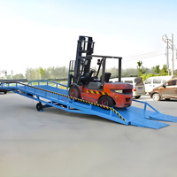 Vente directe d'usine - Niveleur de quai mobile - Système hydraulique électrique - 8 tonnes - Pour le déchargement des conteneurs