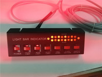 Ambre rouge bleu Modèle ultra-mince véhicules d'urgence led ambulance voyant clignotant barre lumineuse