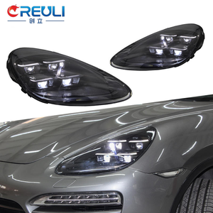 CREULI - Vente directe usine - Phares avant 958.1 (2011-2014) améliorés au style Turbo PDLS <span class=keywords><strong>LED</strong></span> 2024 pour Porsche Cayenne 958 - Product Image 2