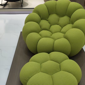 Silla <span class=keywords><strong>de</strong></span> sofá individual <span class=keywords><strong>de</strong></span> estilo moderno otomano burbuja perezoso estilo fútbol malla transpirable reclinable comprimido <span class=keywords><strong>para</strong></span> dormitorio sala <span class=keywords><strong>de</strong></span> estar - Product Image 4