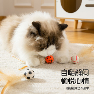 Nouveau jouet créatif pour chat, divertissant et relaxant, nouveau jouet pour taquiner les chats, accessoires de badminton. - Product Image 4