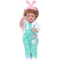 Muñeca Reborn Realista Samlok LH TOYS 2025, 30-50cm, Totalmente de Vinilo y Silicona, Personalizable, Afroamericana, Unisex, Articulada, Suave, Modelo de Juguete