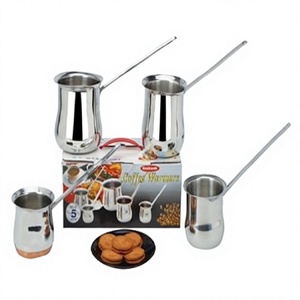 Réchauffeur de café en métal avec la construction en acier de poignée de S S - Product Image 1