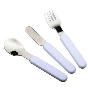 Ensemble de <span class=keywords><strong>couverts</strong></span> en acier inoxydable avec poignée d'impression de dessin animé, vaisselle, cuillère et fourchette pour enfants - Product Image 1