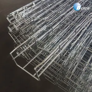 GI Steel Cable Tray Wire Mesh Cable Tray Elbow Factory