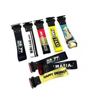 Cinghia <span class=keywords><strong>di</strong></span> <span class=keywords><strong>traino</strong></span> personalizzata per auto da corsa JDM - <span class=keywords><strong>Gancio</strong></span> <span class=keywords><strong>di</strong></span> <span class=keywords><strong>traino</strong></span> universale per paraurti anteriore e posteriore con logo/design personalizzato, in nylon ecologico e resistente - Product Image 2
