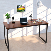 Bureau d'ordinateur en bois au design simple, portable, gain de place, multifonctionnel, écologique, table d'étude pour chambre, bureau, salle de classe