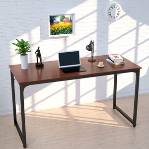 Basit Tasarımlı Ahşap Bilgisayar Masası Taşınabilir Yer Tasarruflu Çok Fonksiyonlu Çevre Dostu Çalışma Masası Yatak Odası Ofis Sınıf İçin - Product Image 4
