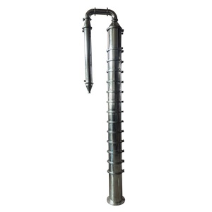 Colonne de distillation modulaire en acier inoxydable, colonne de rectification d'alcool avec tuyau de refroidissement pour alambic domestique et commercial - Product Image 3