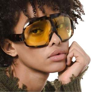 Nouvelles Lunettes de Soleil de Luxe pour Femmes et Hommes, Style Punk, Sport, Rétro, Monobloc, Protection UV400, Surdimensionnées, Steampunk - Product Image 1
