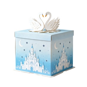 Grande boîte d'emballage de gâteau de <span class=keywords><strong>mariage</strong></span> d'anniversaire en papier <span class=keywords><strong>personnalisé</strong></span> <span class=keywords><strong>personnalisé</strong></span> en gros avec logo - Product Image 3