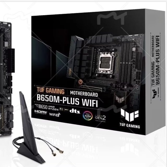 ASU TUF Gaming B650M-PLUS WiFi AMD B650 AM5 for 9000 8000 7000 ATX Motherboard 14 Power Stages PCIe 5.0 M.2 SATA New