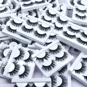 품질 13-15mm 속눈썹 스트립 인조 속눈썹 가격 도매 블랙 및 골드 포장 - Product Image 5