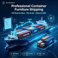 ZS LOGISTICS Transitaire maritime pour marchandises générales en conteneurs Chine-USA, service CIF porte-à-porte, LCL, dédouanement complet