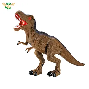 批发恐龙玩具电动行走霸王龙恐龙光声仿真恐龙