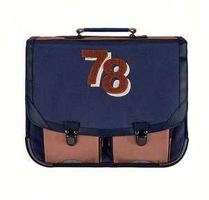 Cartable <span class=keywords><strong>Scolaire</strong></span> 38 cm Garçon CP au <span class=keywords><strong>CE2</strong></span> Bleu avec Logo Brodé Sac à Dos <span class=keywords><strong>Scolaire</strong></span> pour Garçon - Product Image 1