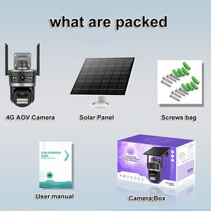 4G กล้อง AOV พลังงานแสงอาทิตย์ตรวจจับ10X AI เลนส์คู่4MP การรักษาความปลอดภัยกลางแจ้งซิมการ์ด4G กล้อง CCTV พลังงานแสงอาทิตย์ - Product Image 6