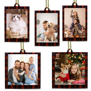 Tamaño personalizado colgante acrílico Fujifilm <span class=keywords><strong>Instax</strong></span> pequeño marco de fotos acrílico Polaroid Marco de exhibición de imagen para decoración de Navidad - Product Image 2
