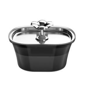 Petful 2.5L شحن رأس زهرة صامت المكونات في زجاجة ماء القط وعاء تغذية للسفر - Product Image 5