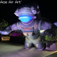 Costume d'astronaute gonflable géant personnalisé, figurine de cosmonaute gonflable pour événement nocturne, thème spatial, publicité extérieure, décoration