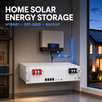 HOPE 5.0LW-B1 Baterai LiFePO4 Dinding untuk Hunian 6000 Siklus Maksimal 48 Paket Paralel CAN Garansi 5 Tahun PV ESS