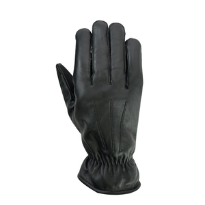 Guantes de invierno de cuero marrón para mujer, lo más vendido - Product Image 5