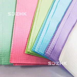 Nappes jetables non tissées 33x45cm bleues, 500 pièces, pour nail art, dentisterie, tatouage, soins de beauté - Product Image 2