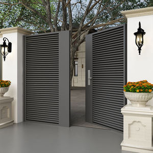 Porte coulissante électrique latérale en alliage d'aluminium et verre moderne pour maisons individuelles, villas, jardins et cours, idéale pour les espaces intérieurs et extérieurs. - Product Image 3