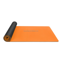 Tapis de yoga Pilates écologique à usage domestique 10mm d'épaisseur TPE imprimé Logo mousse EVA matériau rouleau taille application légère Service de coupe