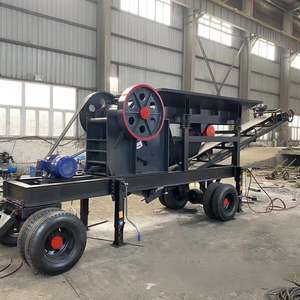 Concasseur de sable et de pierre portable, concassage fin et grossier, traitement du sable et de la pierre, concasseur mobile avec moteur diesel - Product Image 5