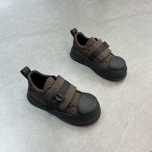 Men's <strong>Shoes</strong> <strong>2026</strong> New Versatile Fashion High-top Leather Boots Trendy Sneakers Casual Two-way Wear Waterproof Thick - Product Image 2