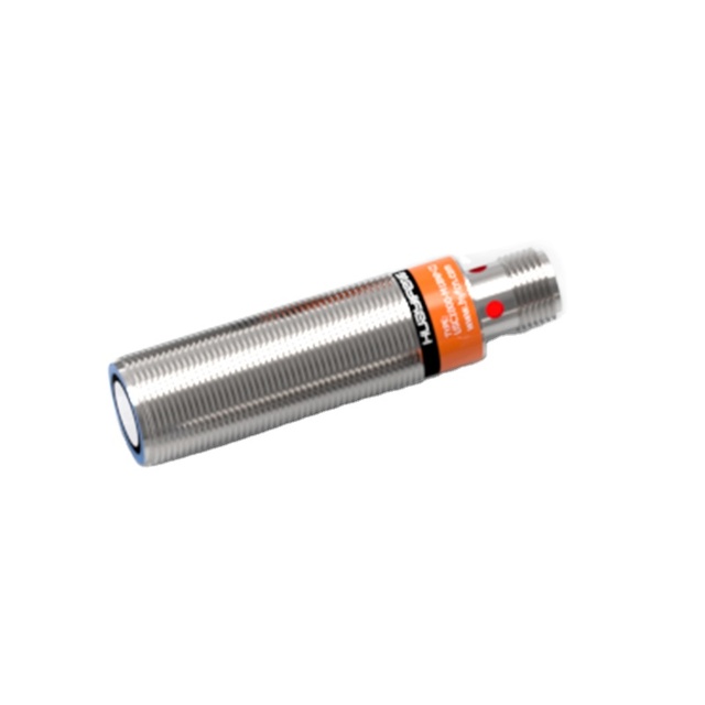 M18 cylindrical ultrasonic sensor, detection distance 60~1000mm, suitable for detecting objects in different states