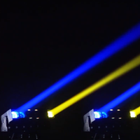 Projecteur de scène à matrice mobile 6 têtes 6x60W LED RDM, têtes indépendantes orientables, contrôle DMX512, indice de protection IP33, RGBW 6000K, pour bars, clubs et événements en direct