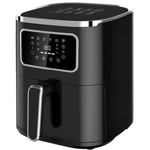 Nueva Freidora Eléctrica Digital de Plástico Cuadrada de 5L 2026, Horno Freidora de Aire sin Aceite con Función de Horneado, Uso Doméstico, Ahorro de Energía, Fácil Lectura - Product Image 1