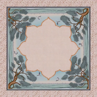 Tapis de jeu de mahjong néo-chinois haut de gamme, tapis de jeu en caoutchouc antidérapant et insonorisant avec un design élégant de paysage de grue